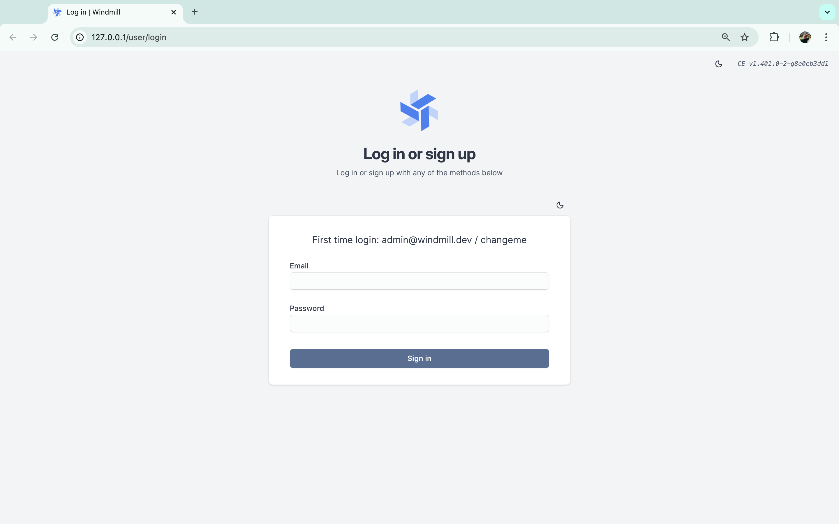 First time login First time login